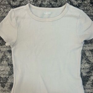 Old Navy Beige Ribbed Top